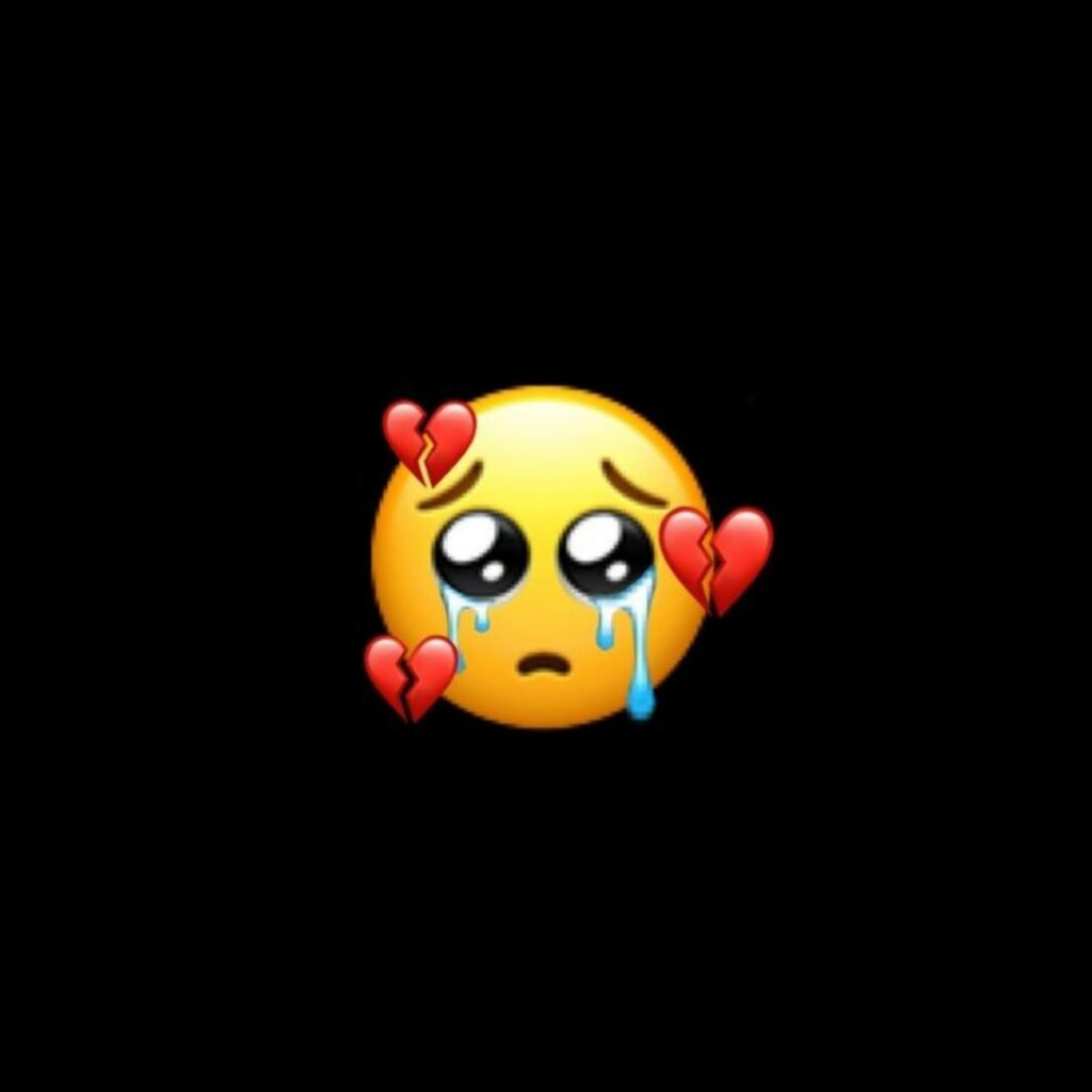 Stylish Sad Emoji DP
